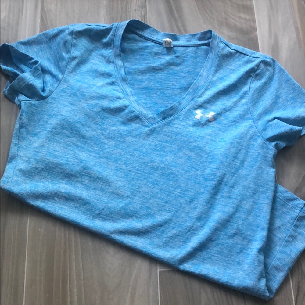 Blue under armour tee